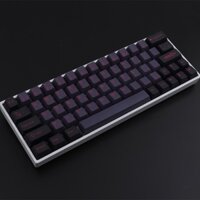 129 Phím GMK Alter Keycaps Cherry Profile Đen Xám Tiếng Anh Nhật PBT DYE-SUB Bàn Phím Cơ Keycap Cho MX Switch Với 1.75U 2U Shift