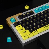 129 phím PBT Keycap Cherry Cá tính thăng hoa cao Cyberpunk Keycap Thích hợp cho bàn phím cơ Cherry MX Switch