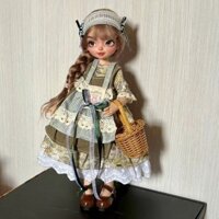 [1296] Bộ trang phục búp bê 1/6 BJD 30cm Đầm công chúa Lolita quà sinh nhật cho bé gái