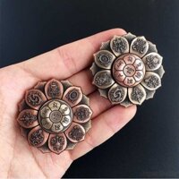 12972 người ca ngợi sáu ký tự Phật sen finge2972 người Khen ngợi sáu ký tự Phật sen Fidget Spinner Phật Mắt sen Bánh xe Xoay Đồng La bàn Kim loại Giải nén Trẻ em Quà tặng đồ chơi người lớn 08.32