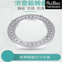 12cm-60cm Bàn Tròn Kính Bàn Ăn Đế Bàn Xoay Hợp Kim Nhôm Tắt Tiếng Mịn Hộ Gia Đình Gỗ Chắc Chắn Khách Sạn Bàn Ăn