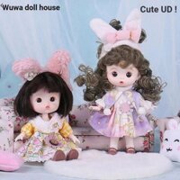 12cm Búp Bê Barbie 13cm ob11 Búp Bê Búp Bê Công Chúa Khớp Di Chuyển Đồ Chơi Trẻ Em Nhà Cô Gái Rượu Quà Tặng Sinh Nhật