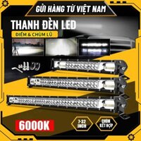 12D 2 Hàng 30Cm 50Cm 78Cm Thanh Đèn LED 12V24V Điểm Lũ Tia đèn Led Ô Tô Lái Xe Thanh Ánh Sáng Cho Offroad 4X4 Xe Tải SUV