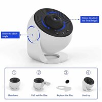 12in1 Planetarium Galaxy Starry Sky Projector Night Light Rotating Star LED Lamp
