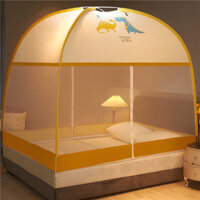 1.2m1.5m1.8mMã Hóa Hai Cửa Không Cần Lắp Đặt Yurt Lưới Chống Muỗi Gia Dụng Giá Đỡ Sợi Thủy Tinh Lều Gấp 3JDL