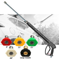 [1.2mm] Đầu béc các góc gắn súng xịt rửa của máy rửa xe áp lực cao – Ren nối nhanh 1/4 inch