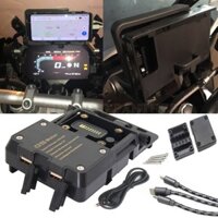12mm Xe Máy Sạc USB GPS Moto Điện Thoại Di Động Sạc Chân Đế Cho Xe BMW R1200GS r1200 GS