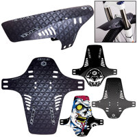 1/2PCS Bike Parts Mountain Road Wheel Fork Cycling Creative Pattern Front Rear Fenders Mudguard Saddle Guard