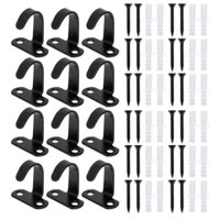 12pcs Ceiling Hangers Hooks Cabinet Wall Hook for Living Room Kitchen Bathroom