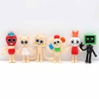 12pcs Dandy's World Figures Toy Set Model PVC Figurine Shrimp Sprout Goob Ornaments