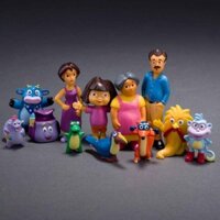 12Pcs Dora the Explorer PVC Action Figures Toy