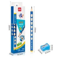12Pcs Pose Right Bold HB 2B Bút Chì Than Chì Khổng Lồ Không Độc Hại Sinh Viên Phác Thảo Bút Chì Gỗ