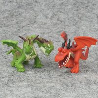 12Pcs/Set Anime Movie How To Train Your Dragon Figure Toys Night Fury Light Fury Q Version Mini Dinosaur PVC Action Figures Model Toys