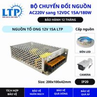 [12v 15A] Nguồn tổ ong 12V 15A Dùng cho Đèn Led & Camera