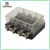 12v 6Way Mạch Ô Tô Hộp Cầu Chì Khối Giá Đỡ Ống Kính 6X30mm