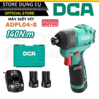 12V Máy siết vít dùng pin DCA ADPL04-8 | Động cơ không chổi than, lực siết 140N.m ADPL04-8Z , ADPL04-8EK