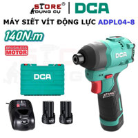 12V Máy siết vít dùng pin DCA ADPL04-8 | Động cơ không chổi than, lực siết 140N.m ADPL04-8Z , ADPL04-8EK