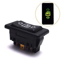 12V/24V 20A 6Pin Auto Electric Power Window Switch Button for All Autos with Green LED Light Car Button Switch