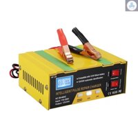 12V/24V Battery Charger Intelligent Pulse Repair Type Charger with Digital Display for Car Cell Motorcycle Battery US Plug