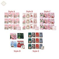 12x Túi giấy quà tặng Giáng sinh Túi gói nhẹ Túi quà Giáng sinh