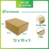 12x10x5 – 50 hộp carton đóng hàng giấy cứng hộp đẹp V043
