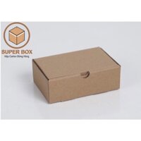 12x8x4(cm) Combo 100 hộp Carton nắp gài đóng gói hàng.
