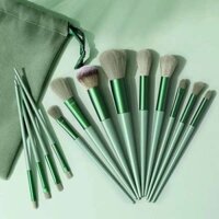 13 Bộ Cọ Trang Điểm Phấn Mắt Loose Powder Brush Foundation Blush Concealer Brush Set Full Set Brush Tool Soft Bristle Mini