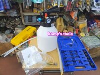 13 chi tiết bình bơm dầu hộp số tự động ô tô bằng khí nén bình 6 lít kamytools