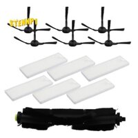 13 Chiếc Bàn Chải Con Lăn Lọc Bàn Chải Bên Bộ Phận Thay Thế Cho Qihoo 360 S10 X100 Max Robot Hút Bụi