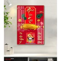 13 Mẫu Đốc Lịch 2025 kích thước 40x60cm mẫu chọn lọc đẹp cá chép vàng kèm cuốn lịch