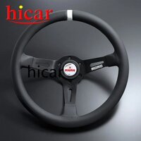 13 '' Phong Cách Nhật Bản Đĩa Sâu Đua MOMO Vô Lăng Da Ô Tô Vô Lăng Cho Đa Năng