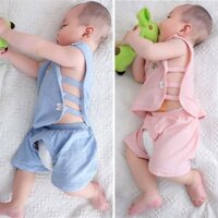 1.3000 Lần Mua Lại Trẻ Em Bộ Tay Ngắn Mùa Hè Cho Bé Cotton Nguyên Chất Quần Áo Trẻ Em Bộ Đồ Ngủ Quần Short Bé Trai Bé Gái Bé Điều Hòa Không Khí