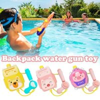 1300ml Ba Lô Trẻ Em Đồ Chơi Nước Kéo Ra Bãi Biển Mùa Hè Chơi Điện Liên Tục Bắn Ba Lô Đồ Chơi Nước