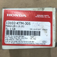 13102KTM305:Piston cốt 1 (0.25) dành cho đời Future II-phanh đĩa/vành nan