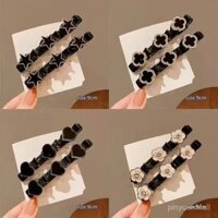 [1326 Khách Hàng Lại Đến] Kẹp tóc hai lớp đa năng, kẹp tóc mới bện cho trán, kẹp tóc gãy, phụ kiện tóc mái, kẹp tóc bên