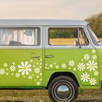 133 Chiếc Hoa Cúc Dán Xe Ô Tô Cho SUV Xe Bán Tải Van Địa Hình Xe Moto Gương Tự Động Cửa Sổ Thân Trang Trí Nhà Cửa Clings