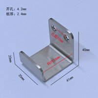 [1347 Đánh giá tích cực] Giá treo gạch bằng thép không gỉ dày, móc chữ U, giá treo tường vuông, giá trưng bày, giá treo cố định