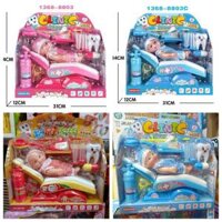 (1368-8803) Clinic Dentist Doctor 👨‍⚕️ Medical play set Đồ chơi mô phỏng bác sĩ nha khoa khám răng búp bê
