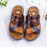 1389 Lần Mua Lại Giày Sandal Nam 2020 Mở Ngón Chân Thanh Niên Đi Biển Kép Giày Sandal Đi Biển Dép Chống Trơn Trượt300310