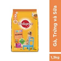 [1,3kg] Thức ăn hạt Pedigree cho chó con vị gà trứng sữa