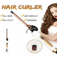 13MM Professional Ceramic Hair Curler LED Curling Wand Salon Tongs Styler Tool