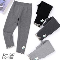 (14-50kg) Quần Legging Nỉ Lót Bông Dày Ấm mặc mùa đông Cho Bé Gái (QCCC - LOAI 1)