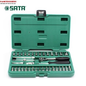 Bộ tuýp 38 chi tiết Sata 09002, 1/4"