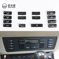 14 Chiếc Nút Điều Khiển Khí Hậu A / C Nắp Xe Ô Tô Cho Xe BMW X5 E53 Điều Hòa Không Khí Nút Công Tắc BMW 5 Series EK39