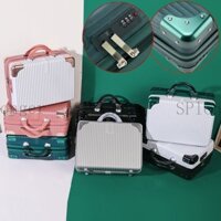 14 inch Cốp Vali đựng mỹ phẩm Túi trang điểm Hộp lưu trữ Khóa mật khẩu Người tổ chức Vali Hộp