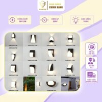 14 Mẫu - Đèn Tường EG Lighting Decor - Đèn Gắn Cổng - Thân Nhôm Chống Nước - Hắt rộng chip led cao cấp Chống Chói