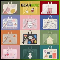 [14 Mẫu] Túi xách đựng Laptop, Macbook da PU chống nước 13.3 inch, 14/15 inch, 15.6 inch - Túi laptop có quai đeo chéo