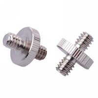 1/4 ”Nam đến 1/4” Nam Phối Ren Đôi Nam Vít Adapter Chân Máy Ảnh Giá Đỡ