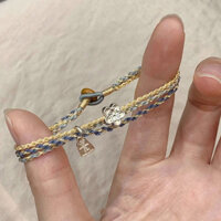 1.4.000 Người Bộ Sưu Tập Bóng Thơm Tối ~ Hoa Bện Vòng Tay Trung Quốc Mới Niche Thiết Kế Joy Tag Vòng Tay Cặp Đôi Vòng Tay 3.9