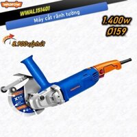 1400W Máy cắt rãnh tường WADFOW WWAL151401 đường kính đĩa tối đa 159mm máy cắt tường điện nước, máy cắt tường không bụi